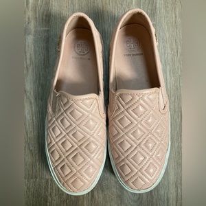 Gently worn Tory Burch slip ons